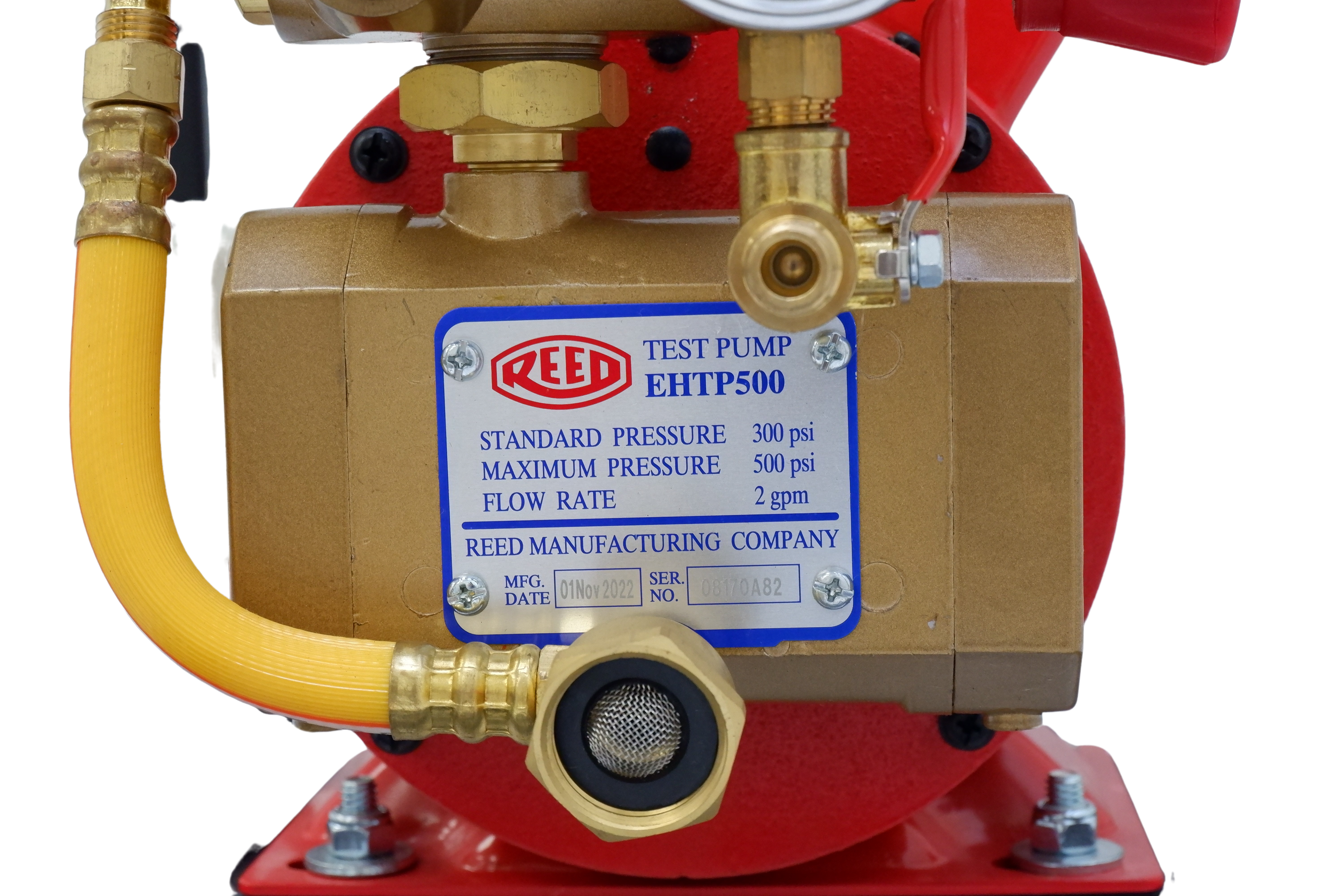 Reed EHTP500C Electric Hydrostatic Test Pump with Cage