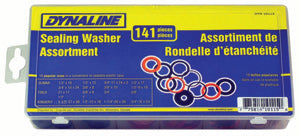 Dynaline Rubber Sealing Washer Assortment - 141 Piece Maintenance Supplies - Cleanflow