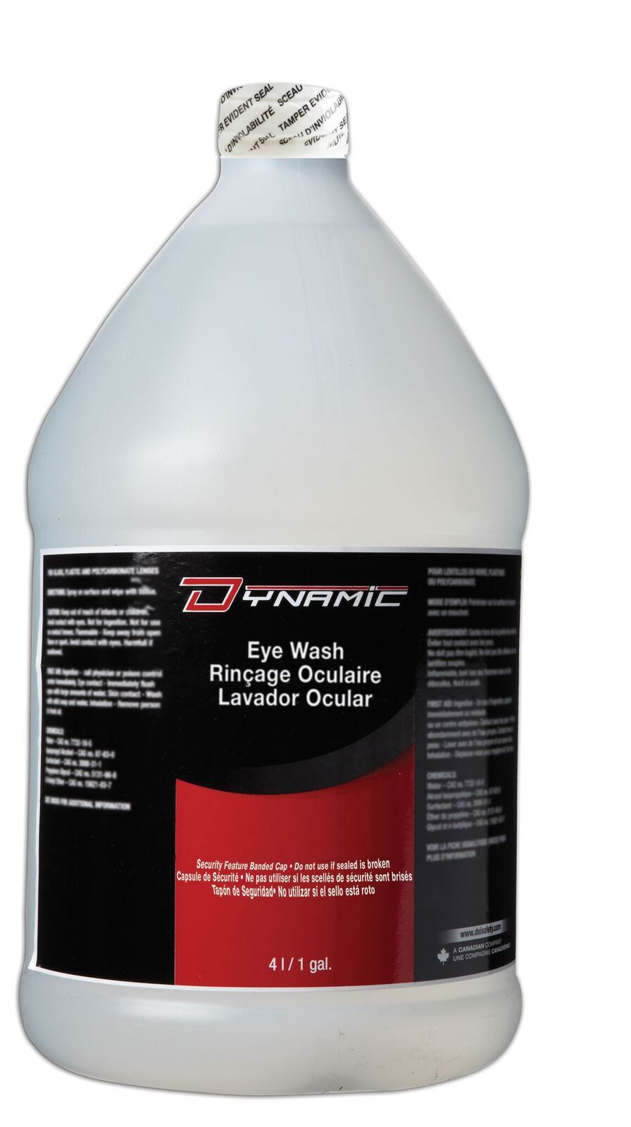 Dynamic Isotonic Sterile Eyewash Solution | 1 Gallon Facility Safety - Cleanflow