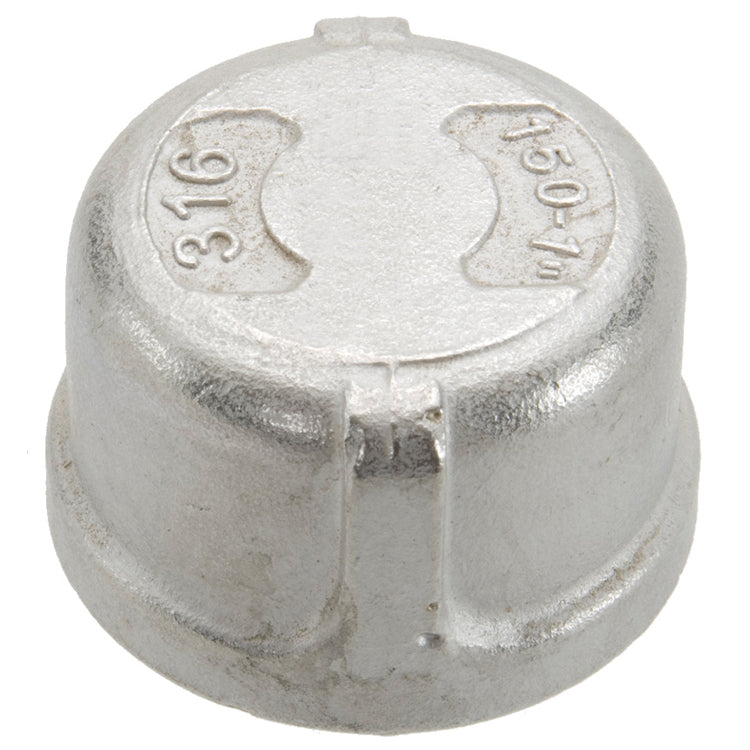 Stainless Steel Pipe Cap | 1/8" NPT to 2" NPT Sizes Fittings and Valves - Cleanflow