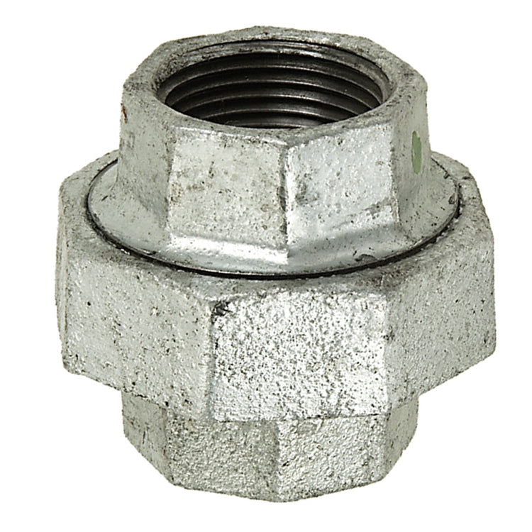 Galvanized Pipe Union | 1/8" NPT to 4" NPT Sizes Fittings and Valves - Cleanflow