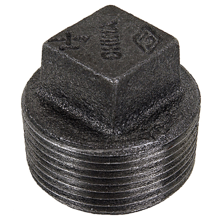 Black Pipe Plug | 1/8" NPT to 6" NPT Sizes Fittings and Valves - Cleanflow