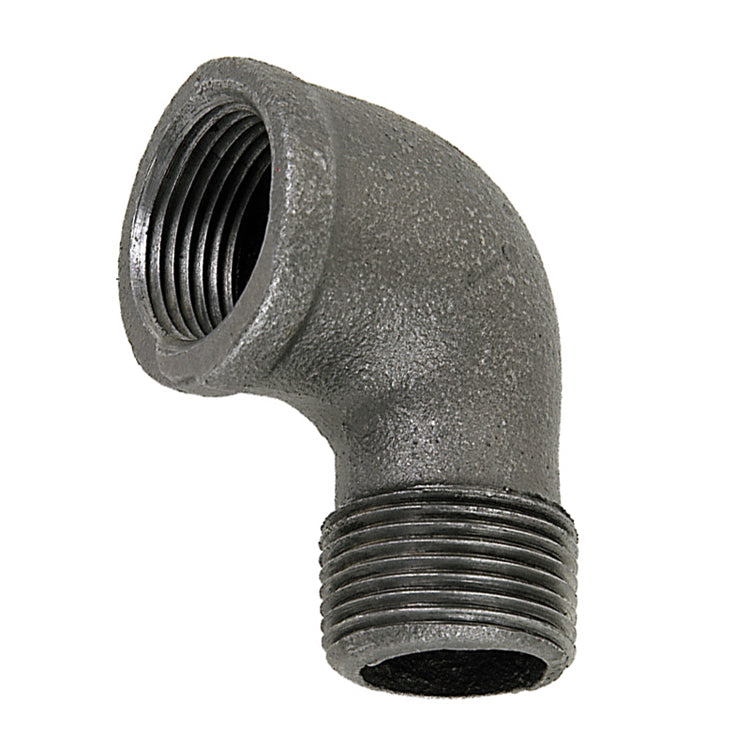 Black Pipe 90° Street Elbow | 1/8" NPT to 4" NPT Sizes Fittings and Valves - Cleanflow