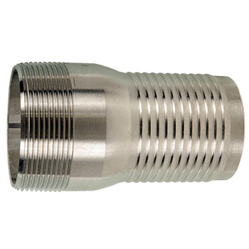 Type 304 Stainless Steel Combination Hose Nipple | Hose Barb X MPT