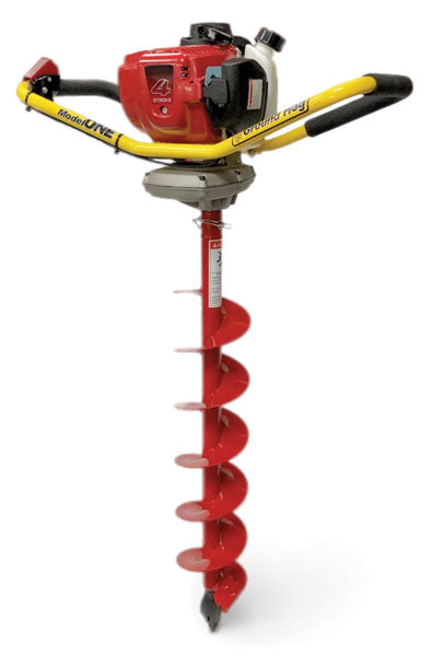 Ground Hog ModelONE Compact One-Man Earth Auger Package with 6 and 8 Inch Auger Bits