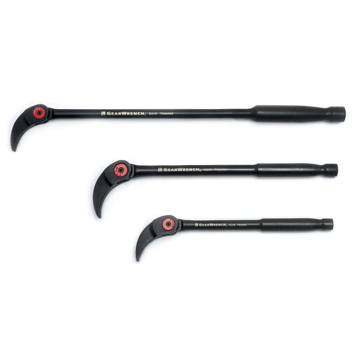 GEARWRENCH Indexing Pry Bar Set - 3 Piece