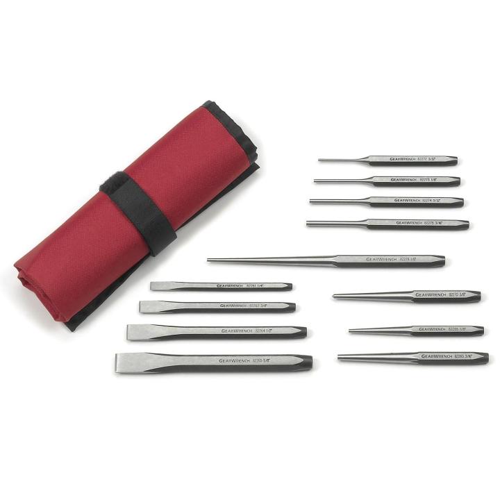 GEARWRENCH Punch and Chisel Set - 12 Piece