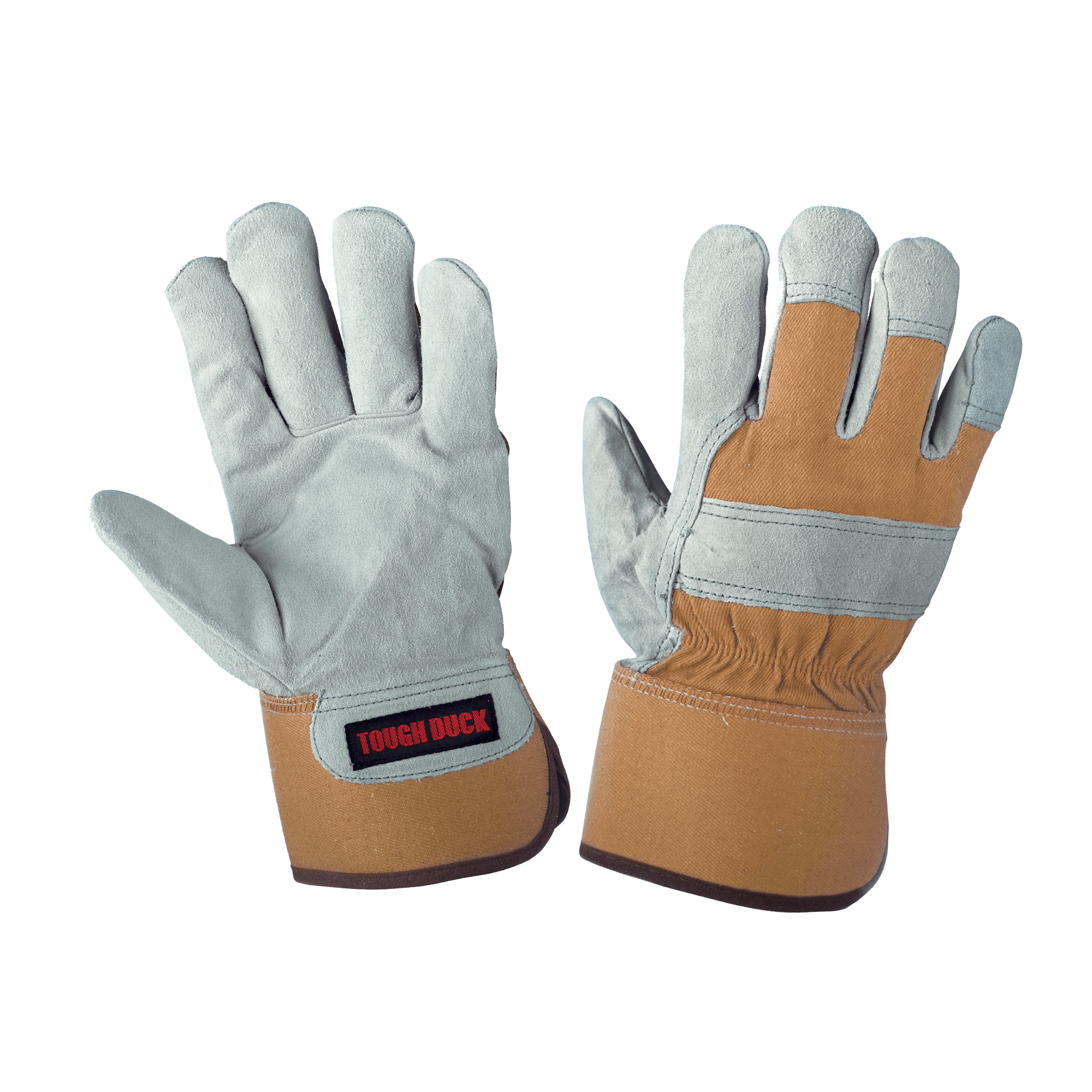 Tough Duck Premium Split Leather Work Gloves | M-2XL Work Gloves and Hats - Cleanflow