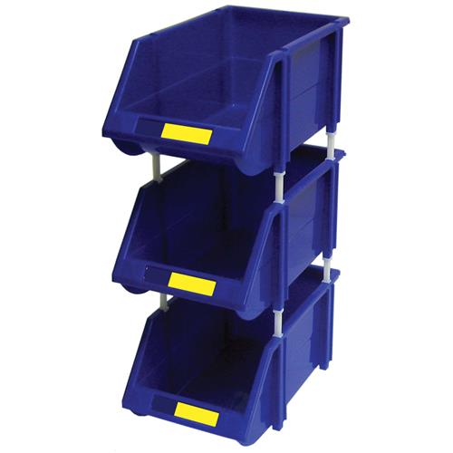 Dynaline Heavy Duty Stackable Storage Bins Shop Equipment - Cleanflow