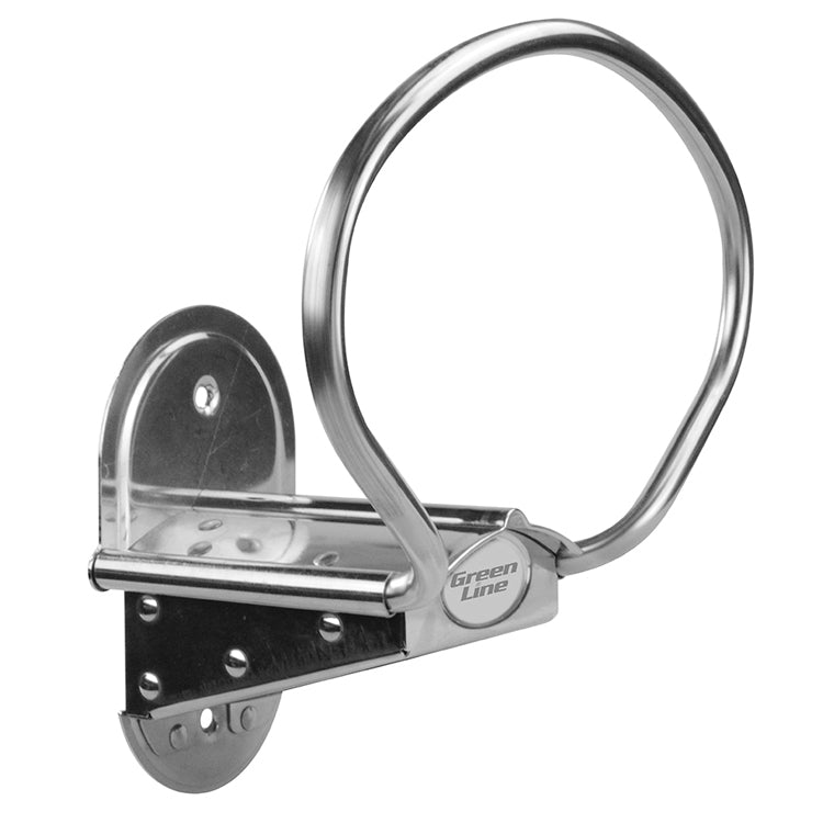 Extra Large Stainless Steel Hose Hanger - Capacity up to 100 Feet of 1-1/4" Hose Hose and Fittings - Cleanflow