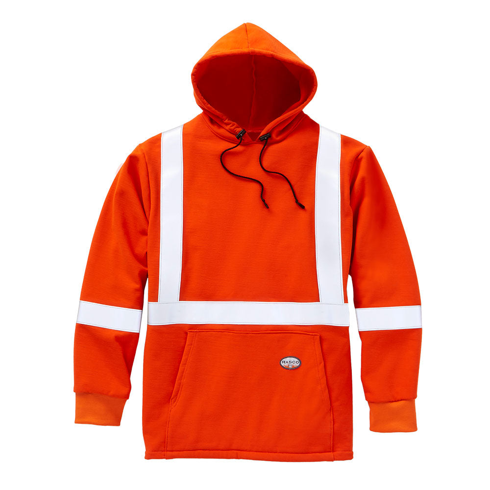 Rasco Inherent FR Pullover Hoodie | Orange | S - 3XL Flame Resistant Work Wear - Cleanflow