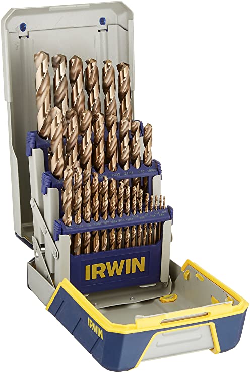 Irwin Cobalt M-35 Metal Index Drill Bit Set - 29 Piece Shop Equipment - Cleanflow