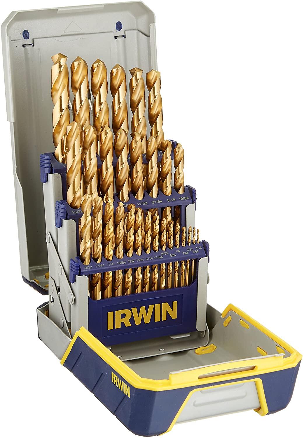 Irwin Titanium Metal Index Drill Bit Set - 29 Piece Shop Equipment - Cleanflow
