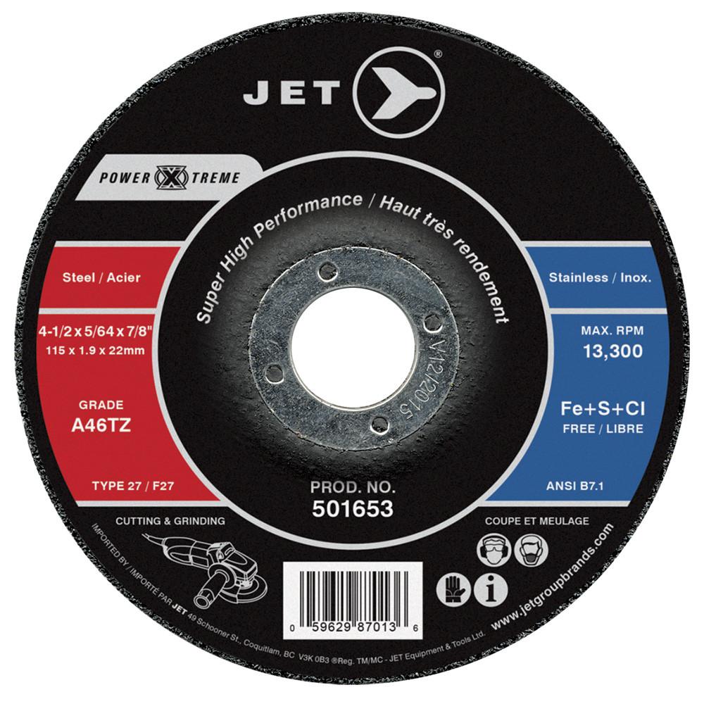Jet Power-Xtreme Duo T27 Cutting and Light Grinding Wheel (For Angle Grinders) Shop Equipment - Cleanflow