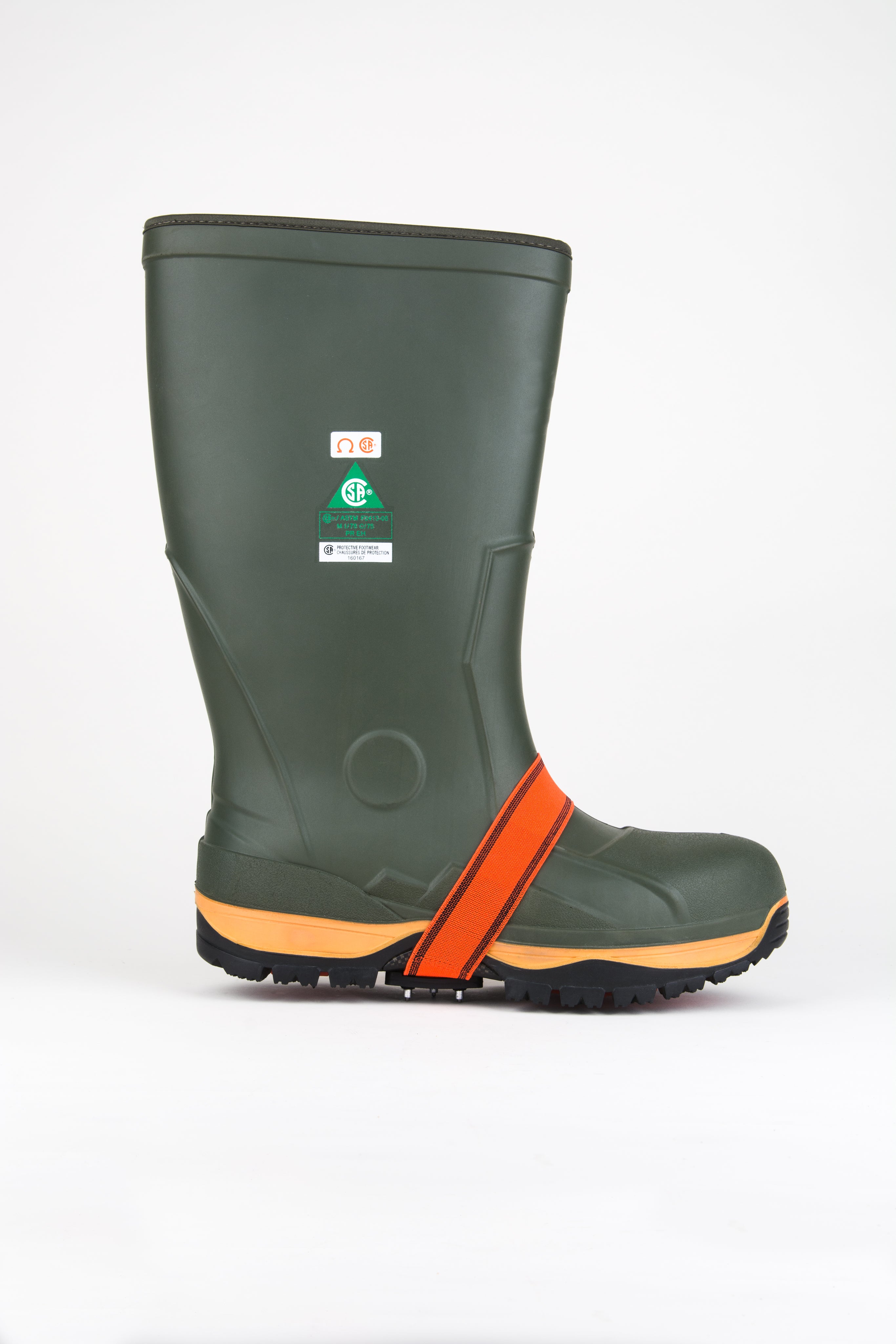 K1 Series Mid-Sole High Profile Hi-Vis Ice Cleat (For Deep Tread Boots) Work Boots - Cleanflow