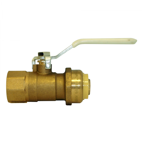 Push-Fit Lead Free Female Adapter Ball Valves - Push X FPT