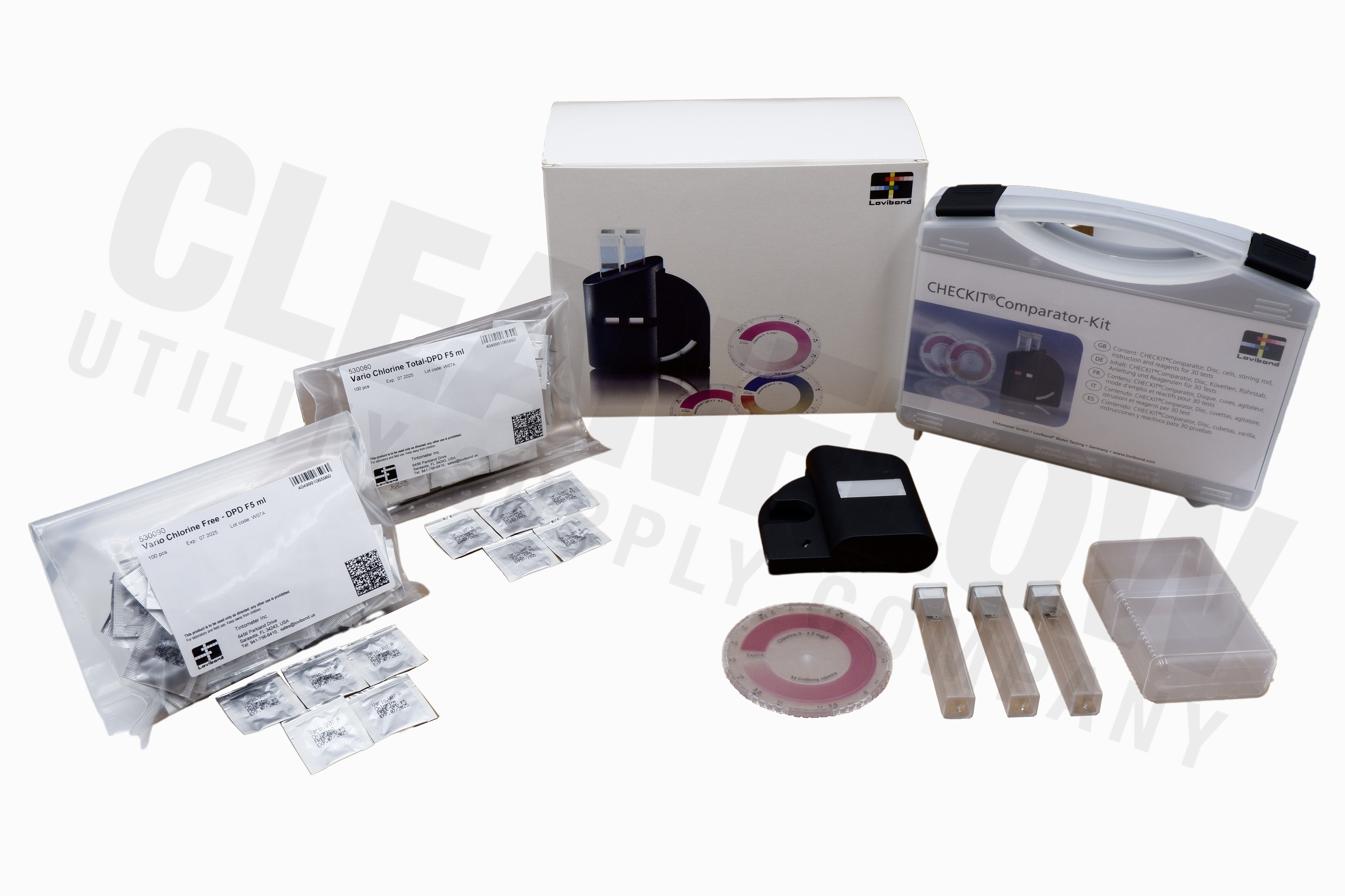 Lovibond Free & Total Chlorine DPD Test Kit | Range 0 to 3.5 mg/l