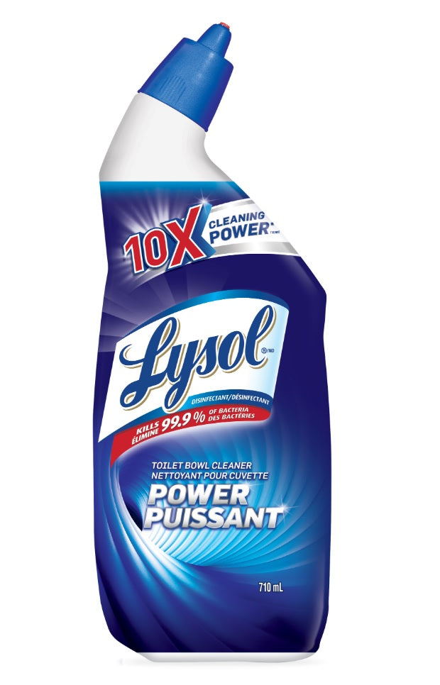 Lysol Power Disinfectant Toilet Bowl Cleaner | 946 ml | Case of 12