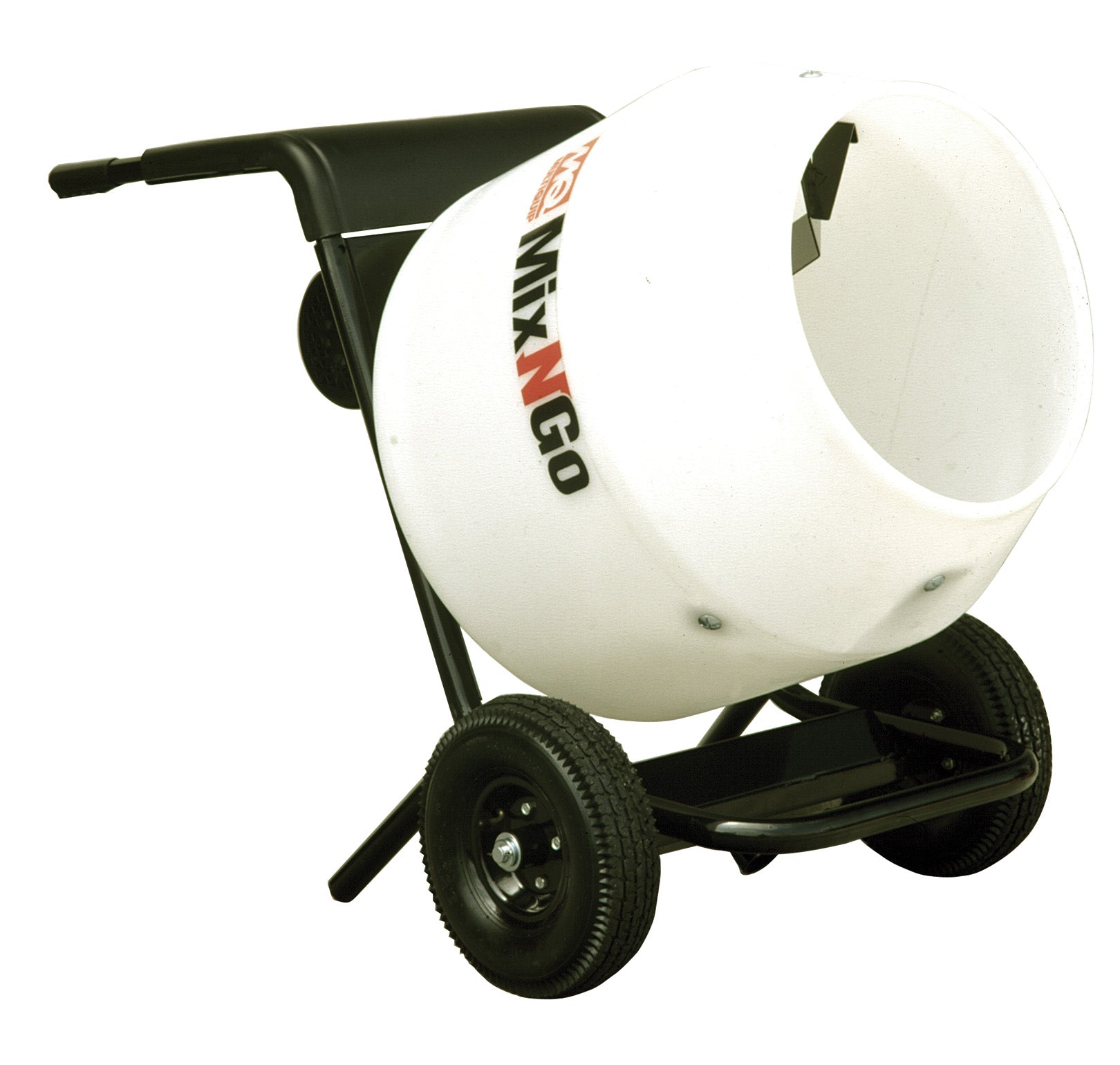 Multiquip MC3PEA Mix-N-Go Electric Concrete Mixer with Stand and Wheels | Durable, User-Friendly, Versatile for Small Footings, Bases, and Patching