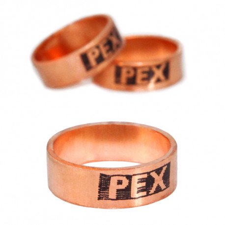 PEX Copper Crimp Rings - Bag of 100