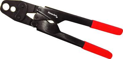 Firm Grip PEX Combo Crimp Tool for 1/2" and 3/4" Pex Pipes Tubing and Fittings - Cleanflow