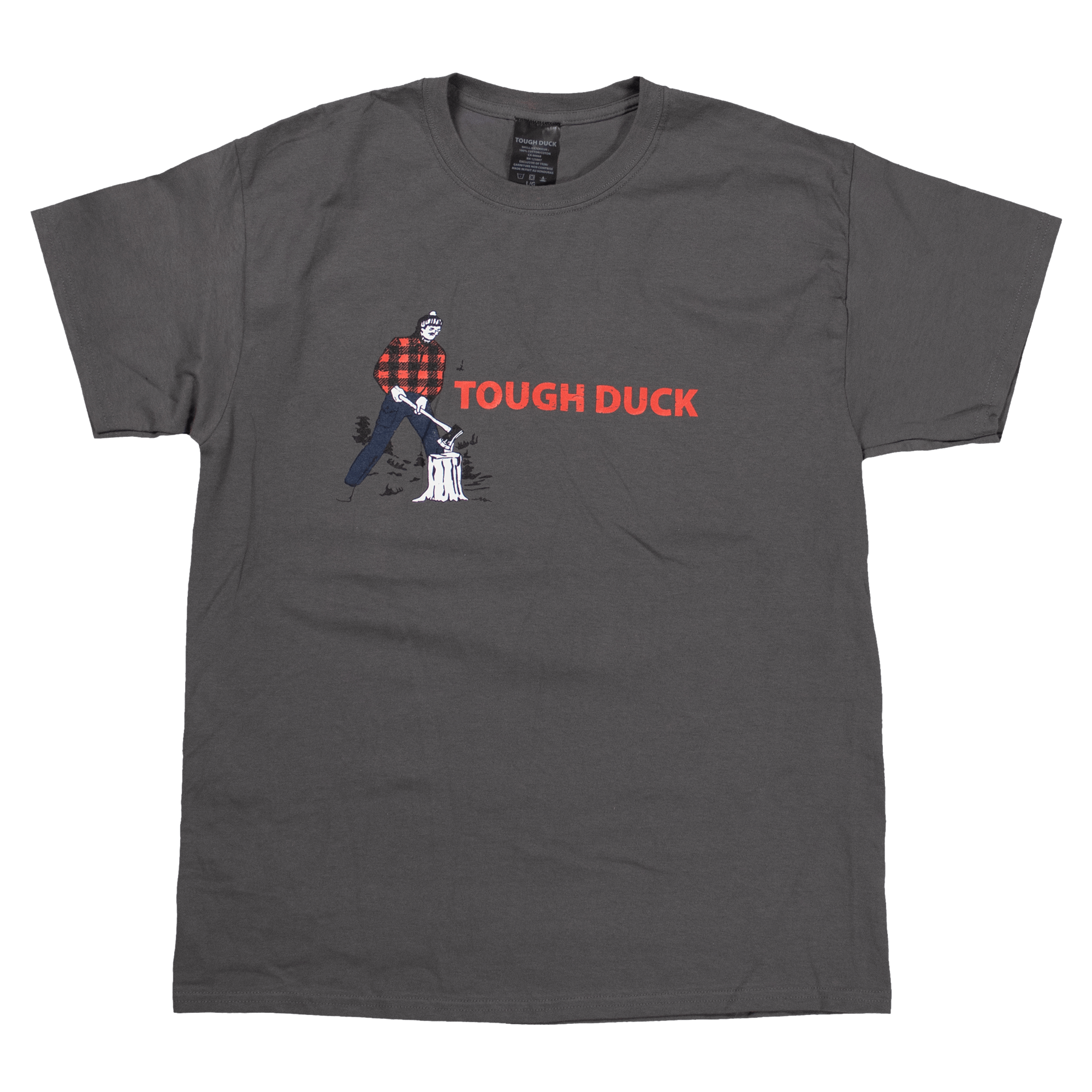 Tough Duck PT04 S/S Lumberjack T-Shirt | Sizes M - 3XL Work Wear - Cleanflow