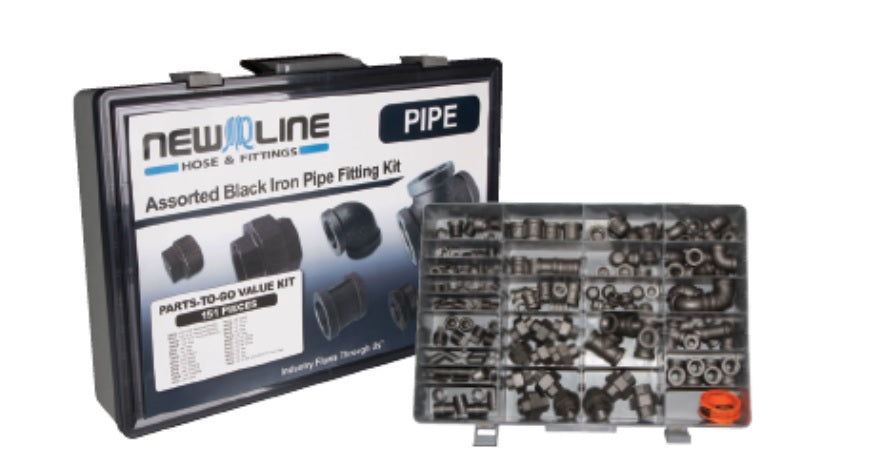 Pipe Fitting Service Kits - 153 Piece
