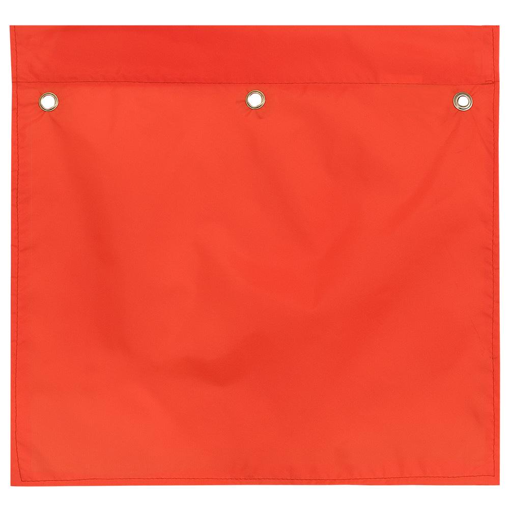 Polyester Waterproof Traffic Flag, 16" X 16" Facility Safety - Cleanflow