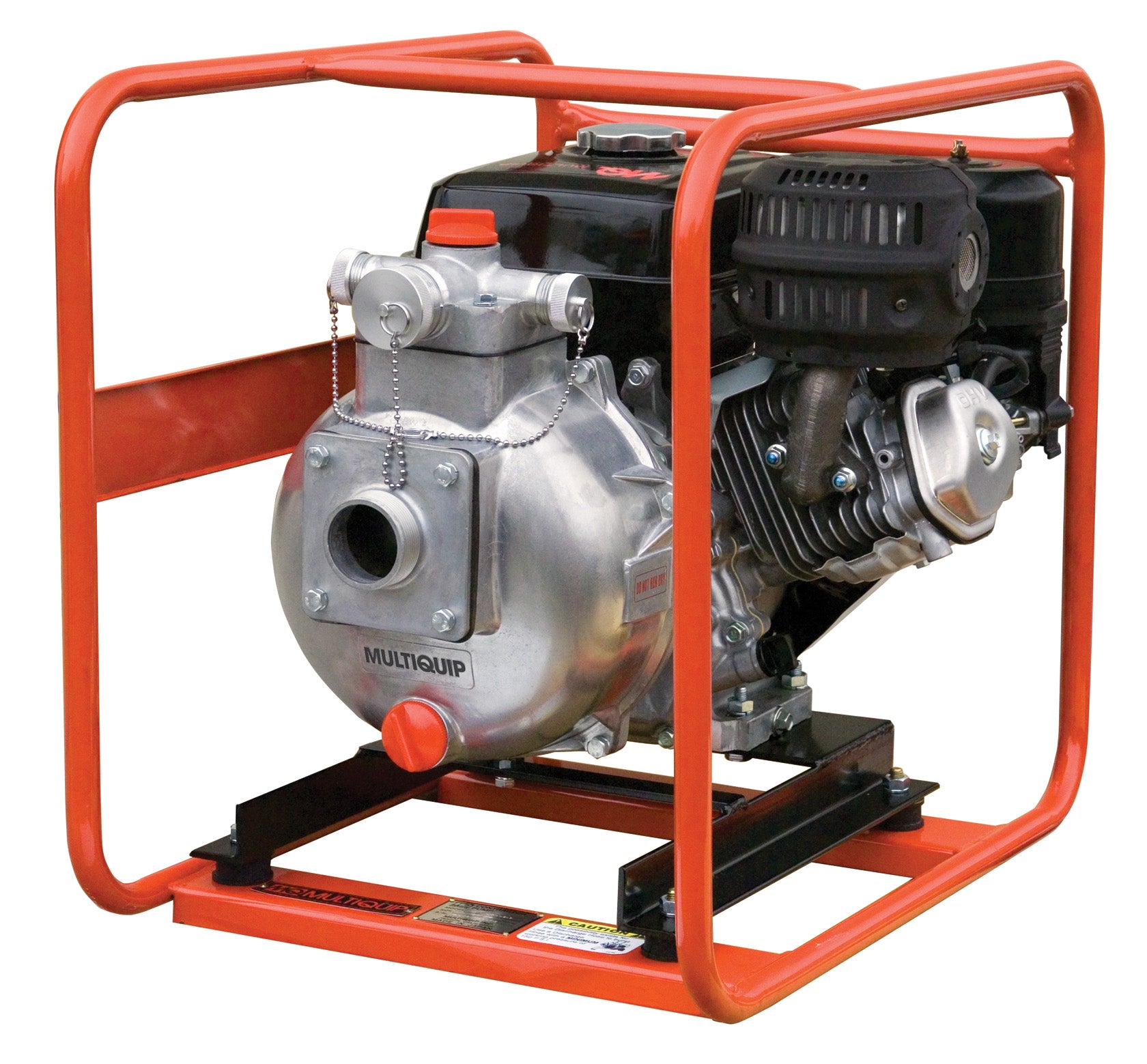 Multiquip QP205SLT 2-Inch High Pressure Dewatering Pump with Honda GX240 Gas Engine | 126 GPM