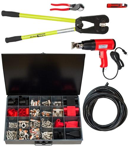 Quick Cable 2/0 Gauge Heavy Duty Cable Maintenence Kit Automotive Tools - Cleanflow