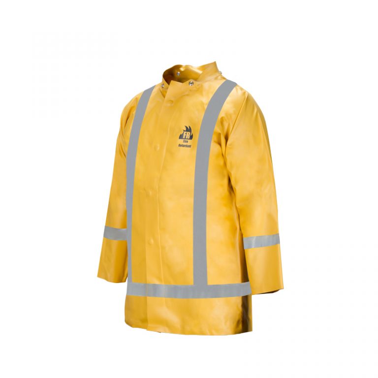 Wasip 880 Men's Neoslick CSA Neoprene Rubber Miner’s Safety Rain Jacket | Sizes S-5XL