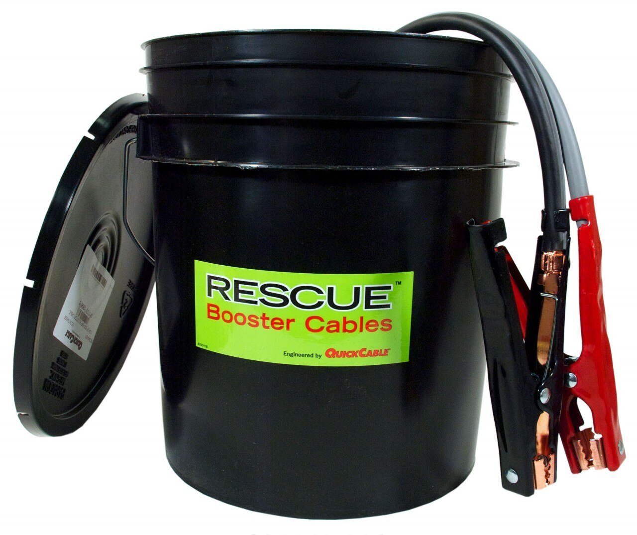 Quick Cable RESCUE Heavy Duty Pail Contained Booster Cables Automotive Tools - Cleanflow