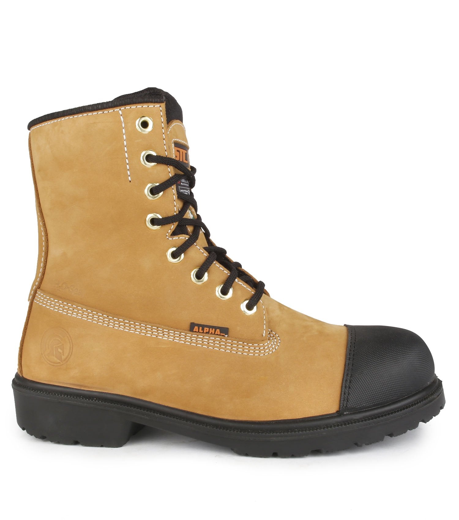 STC Hardcore 8" Norwegian Cut Safety Boots | Tan | Sizes 7 - 14 Work Boots - Cleanflow