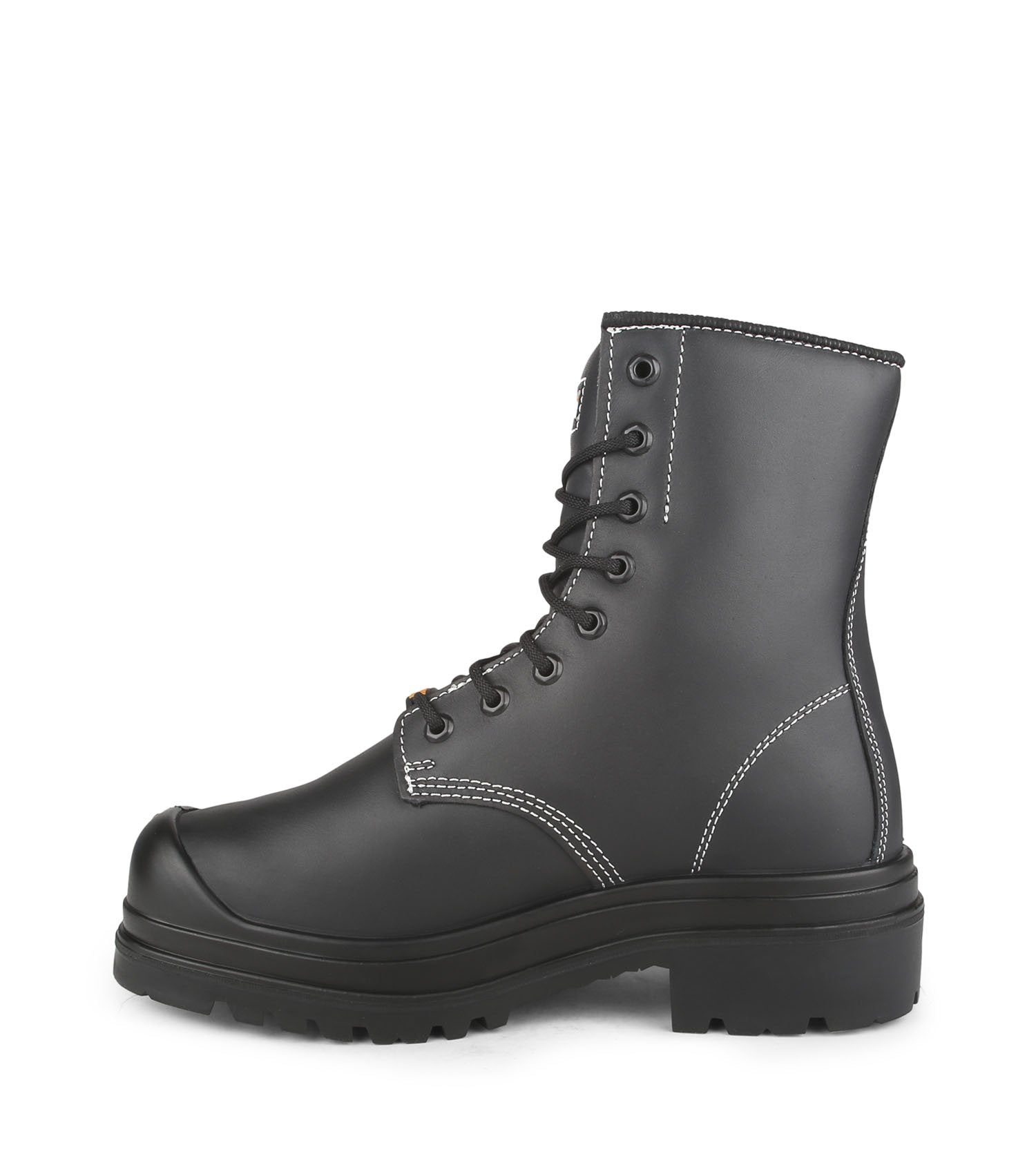 STC MetPro Steel Toe 8" Internal Metguard Men's Safety Mining Boots | Black | Sizes 4 - 14 Work Boots - Cleanflow