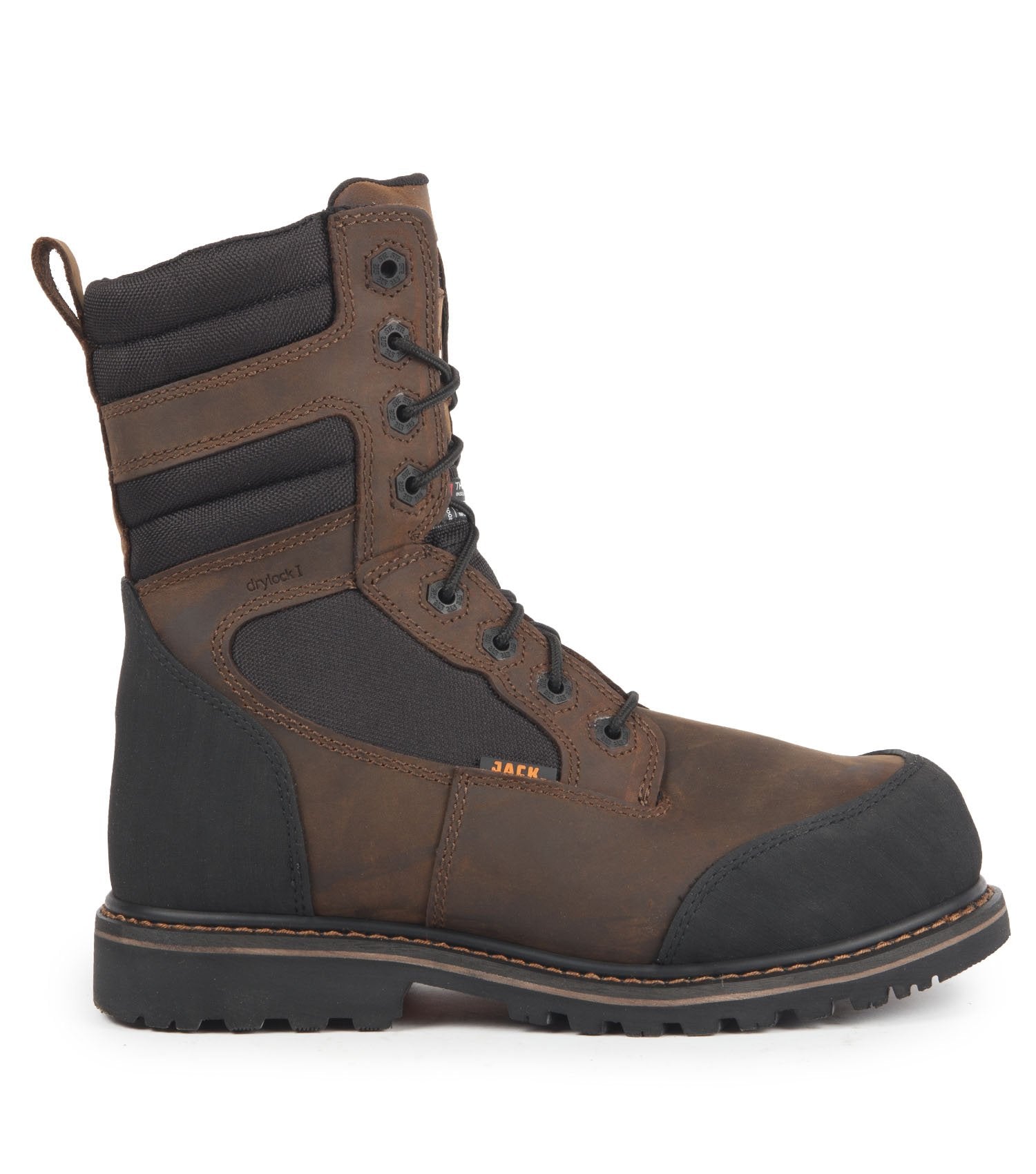 STC Whiskey Jack 8" Safety Work Boots | Brown | Size 7 to Size 15 Work Boots - Cleanflow