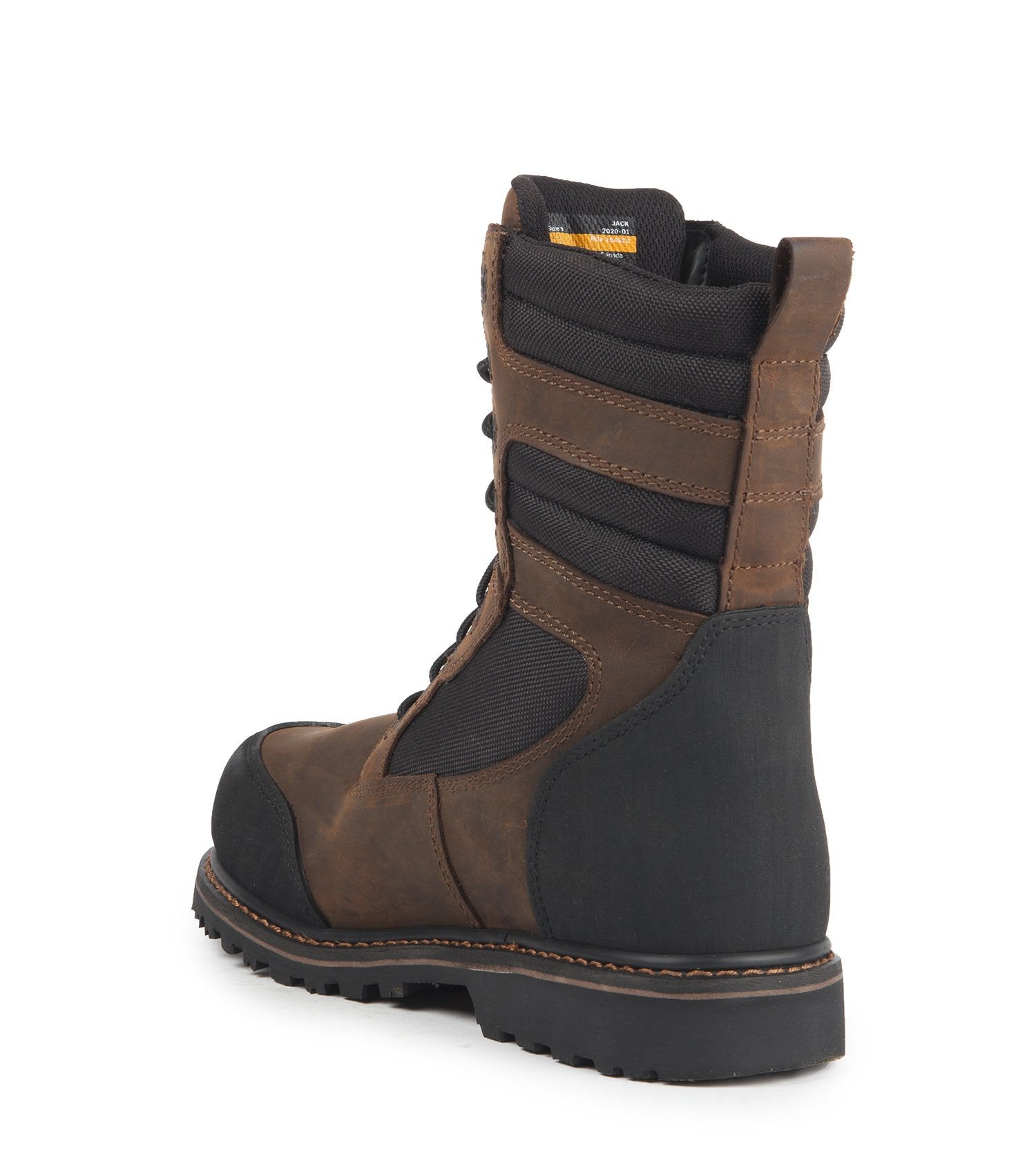 STC Whiskey Jack 8" Safety Work Boots | Brown | Size 7 to Size 15 Work Boots - Cleanflow