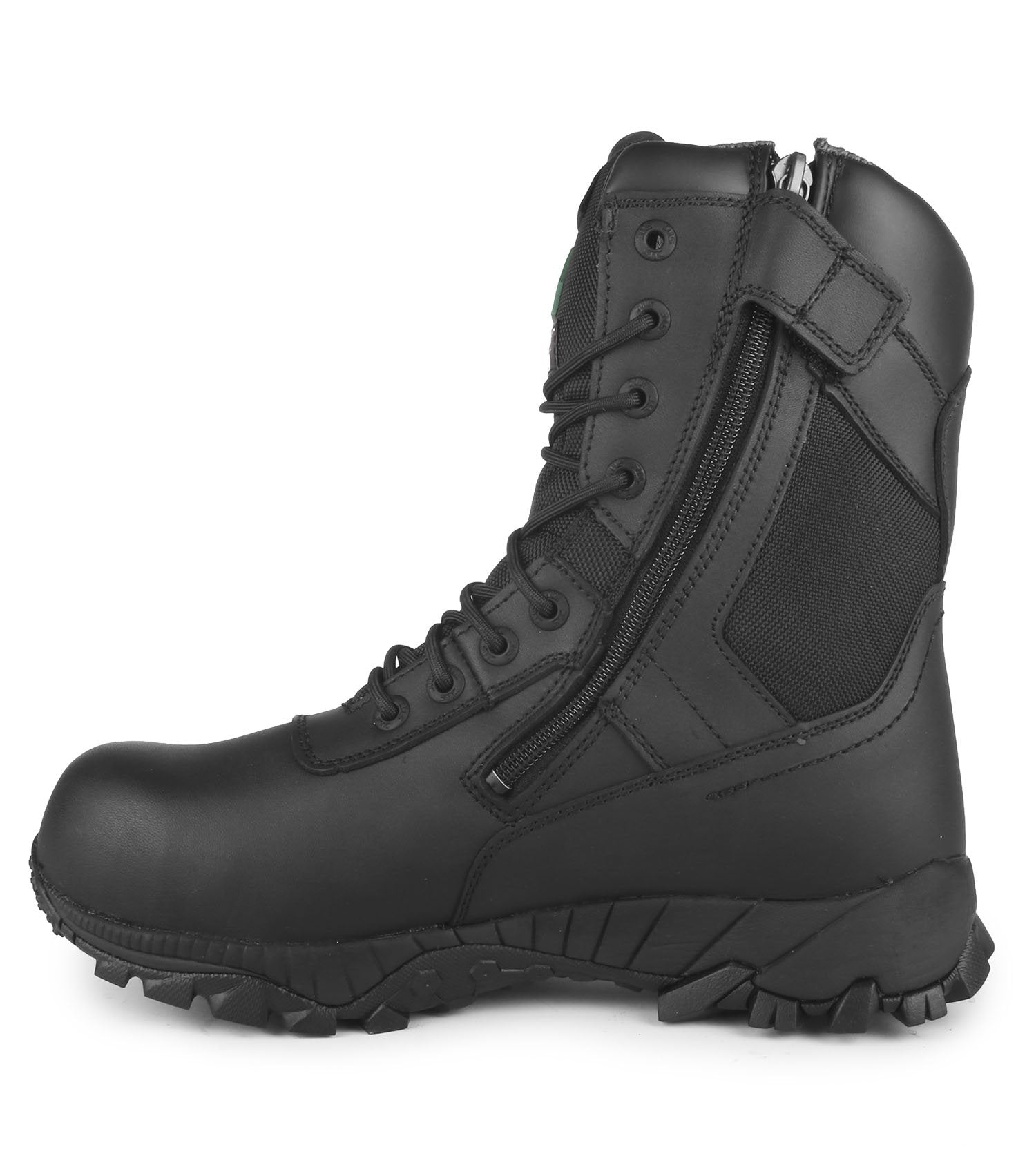 STC Tactik 8" Tactical Side-Zip Safety Boot | Black | Sizes 7 - 14 Work Boots - Cleanflow