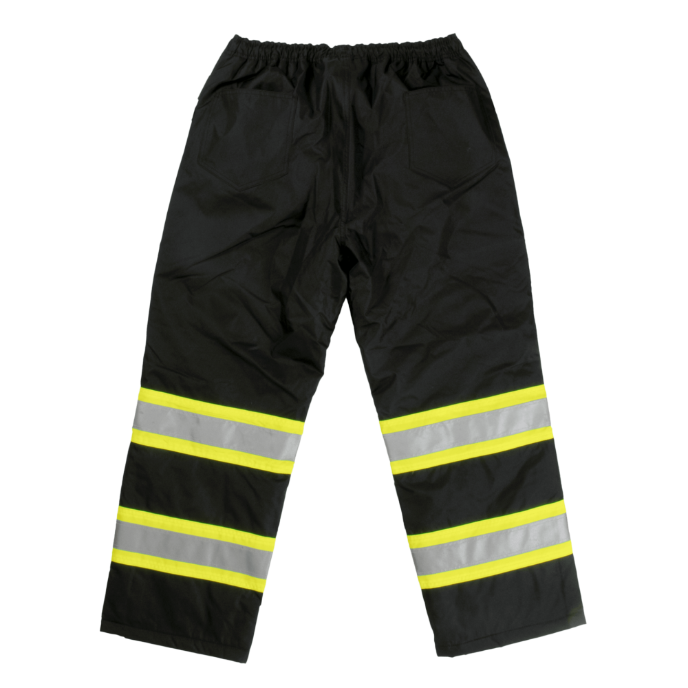 Tough Duck Insulated 300D Safety Snow Pants | Black | Limited Size Selection Hi Vis Work Wear - Cleanflow
