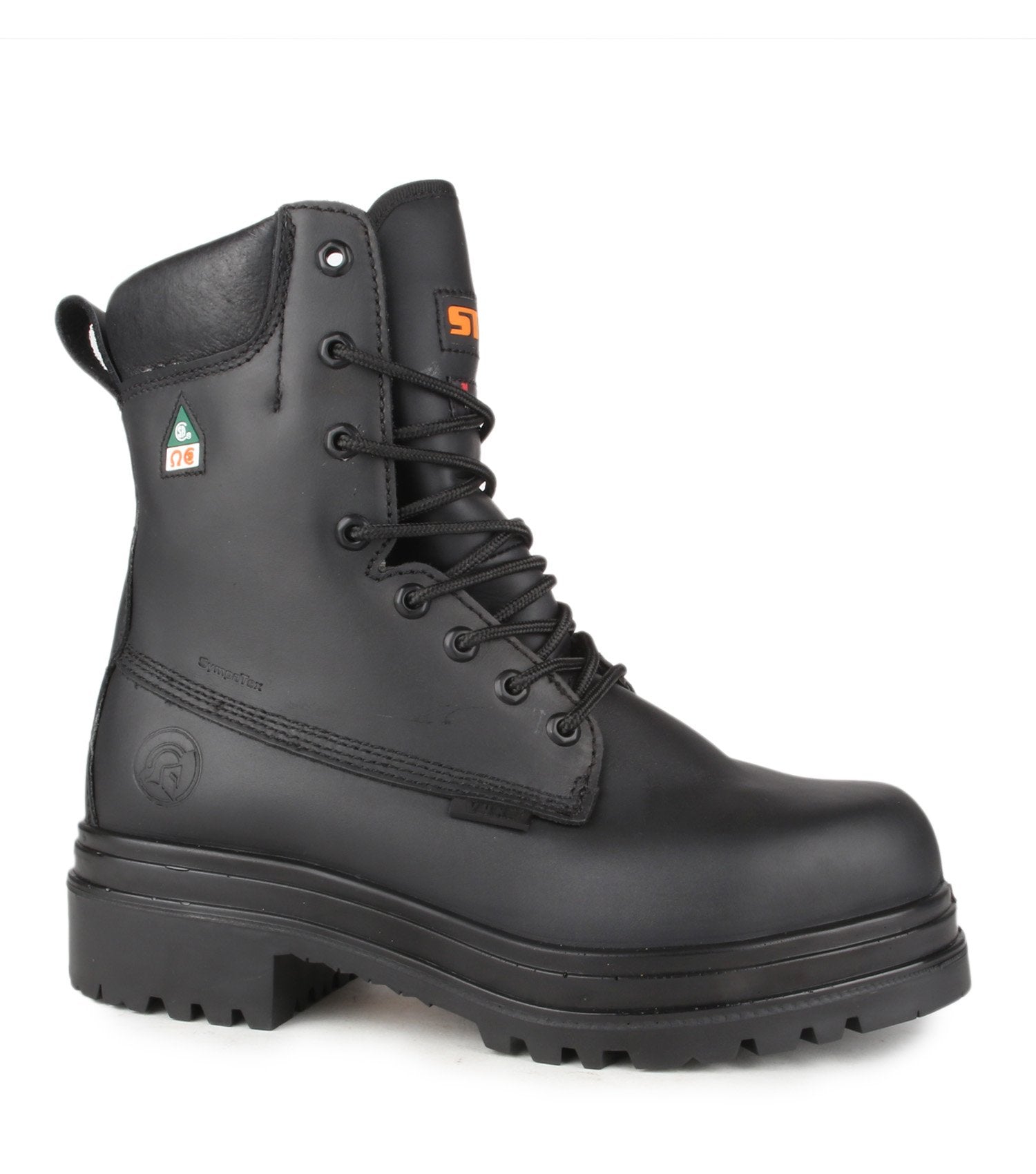 STC Alertz 8" Safety Boots w/ Zip Kit | Black | Sizes 6 - 14 Work Boots - Cleanflow