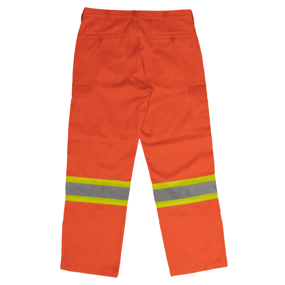 Work King SP01 Heavy Duty Safety Cargo Work Pants | Orange | Limited Size Selection Hi Vis Work Wear - Cleanflow