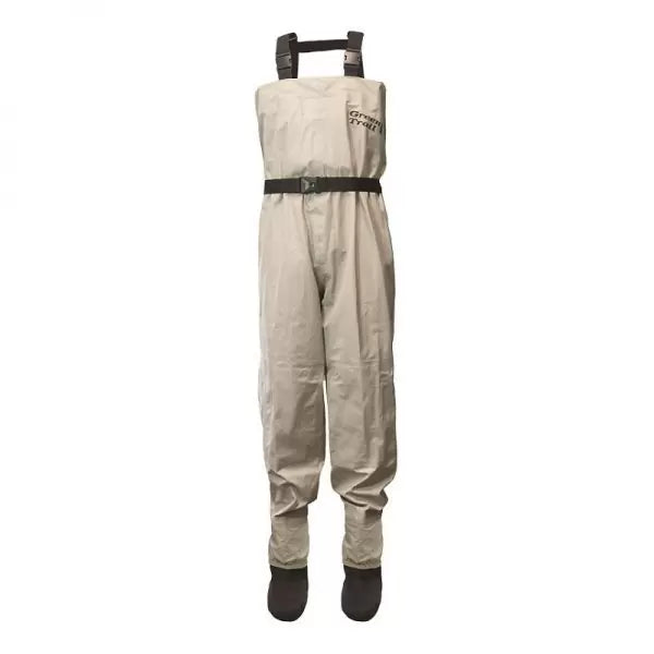 Green Trail Men's Wader Chest Breathable Waterproof with Neoprene Stocking Feet | Size S - 3XL