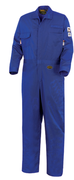 Pioneer “The Rock” FR-Tech® Flame Resistant 7 oz Coveralls with 2" Reflective Stripe | Tall | Royal Blue | Sizes 40T - 60T Flame Resistant Work Wear - Cleanflow