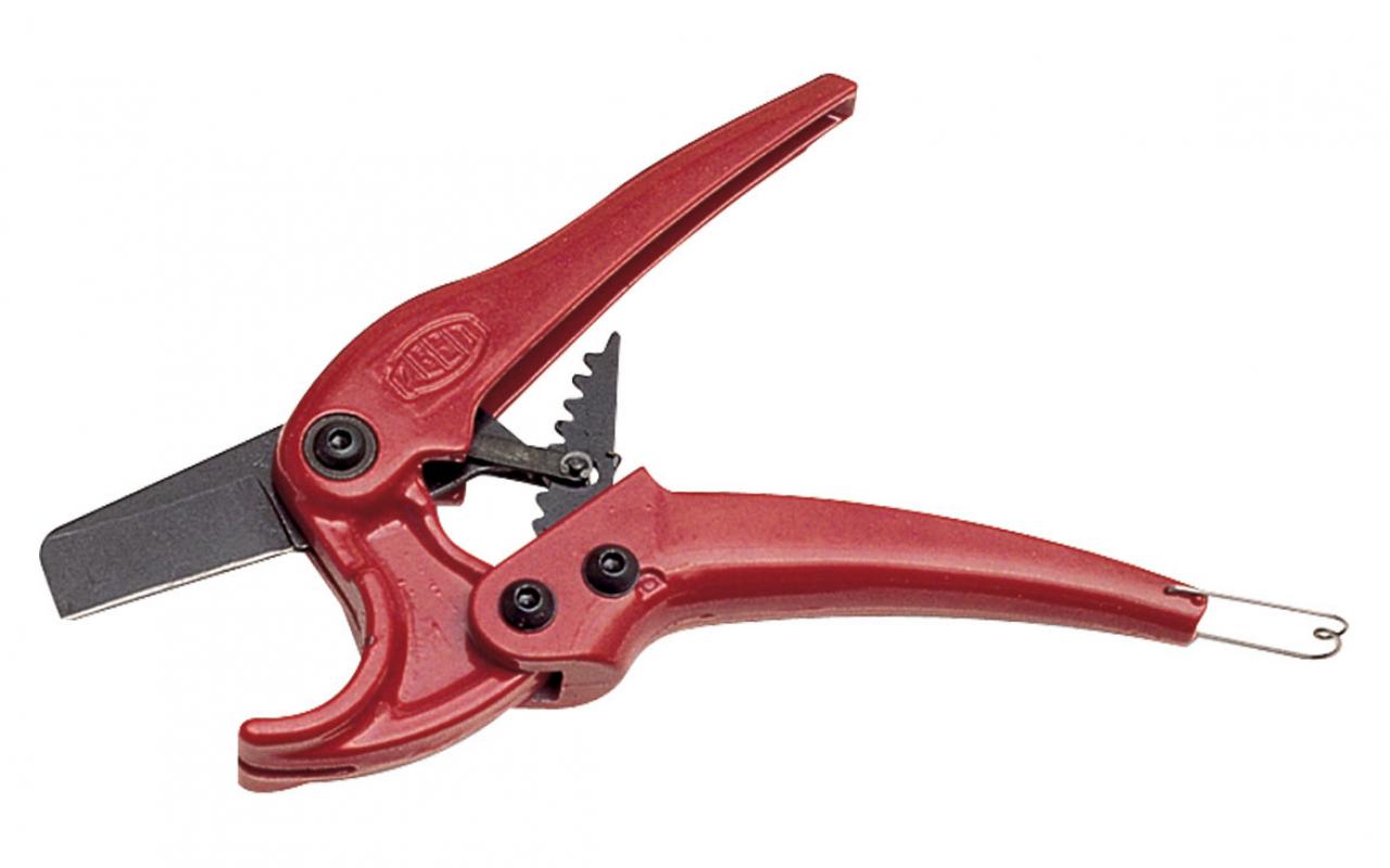 Reed RS1 One-Handed Ratchet Shears - 1-1/4" Capacity Pipe Tools - Cleanflow