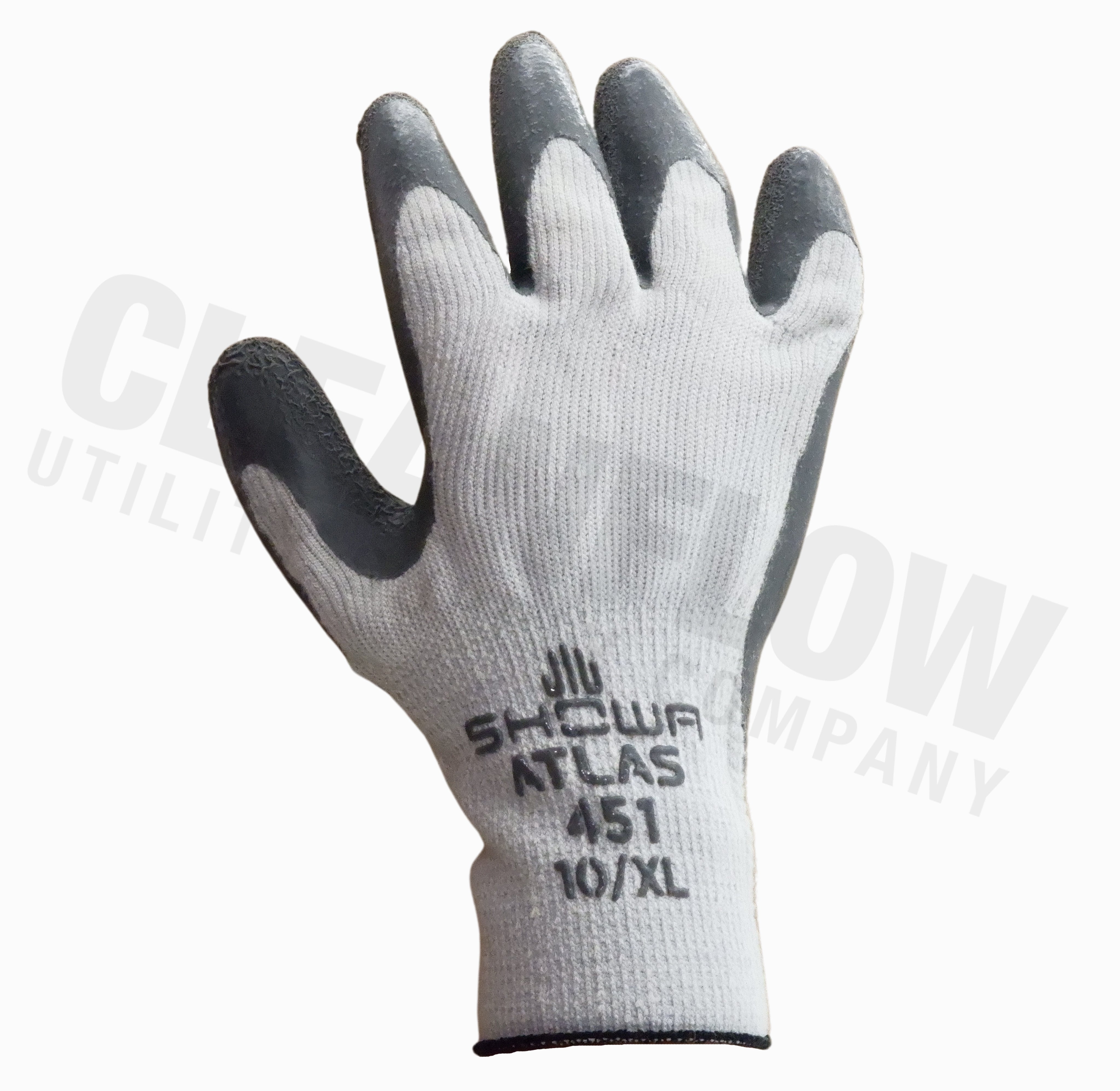 SHOWA Atlas 451 Thermal Insulated Latex Coat Gloves - Pack of 12 Pairs