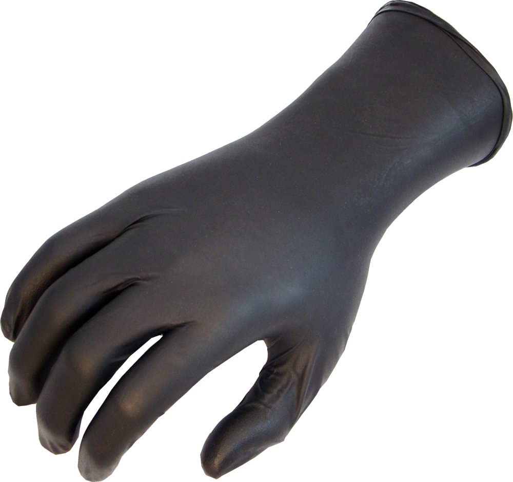 Showa 9700PF Nighthawk™ Defender 6-Mil Powder-Free Gloves - Box of 50 Work Gloves and Hats - Cleanflow