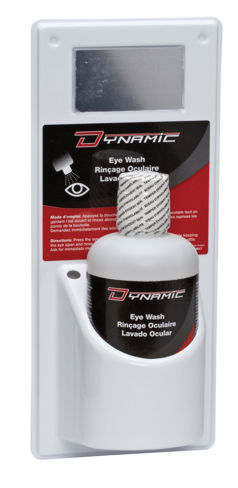 Dynamic Single Eyewash Station with Isotonic Eyewash Solution Facility Safety - Cleanflow