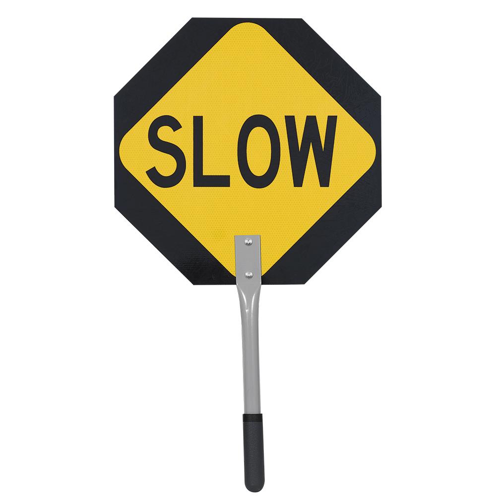 Slow/Stop Traffic Paddles Facility Safety - Cleanflow