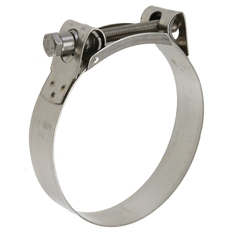 Type 304 Stainless Steel Hose Clamps | Bolt Clamp Style | Sizes from 0.67" to 5.12" Hose and Fittings - Cleanflow