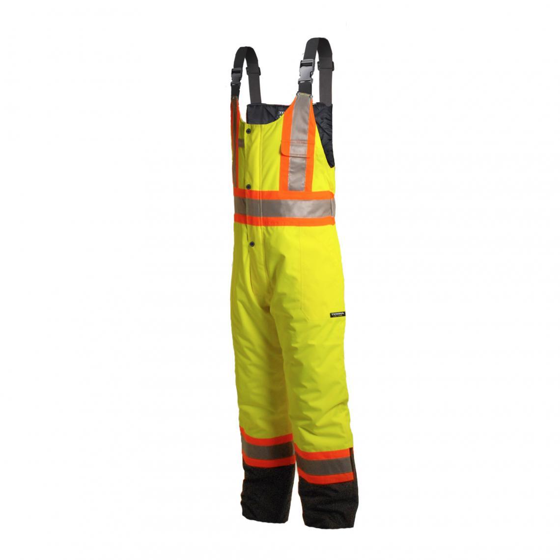 Terra Insulated 300D Poly Oxford Safety Overalls | Yellow | Limited Size Selection Hi Vis Work Wear - Cleanflow