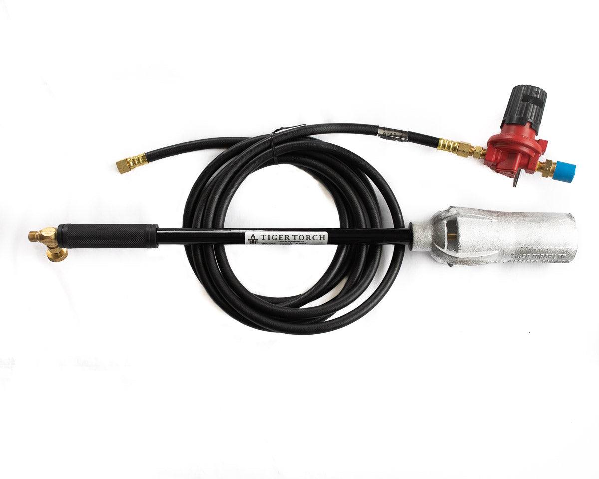 Gas-Flo Tiger Torch Propane Torch Kit with Hose and Regulator - 208,000 BTU